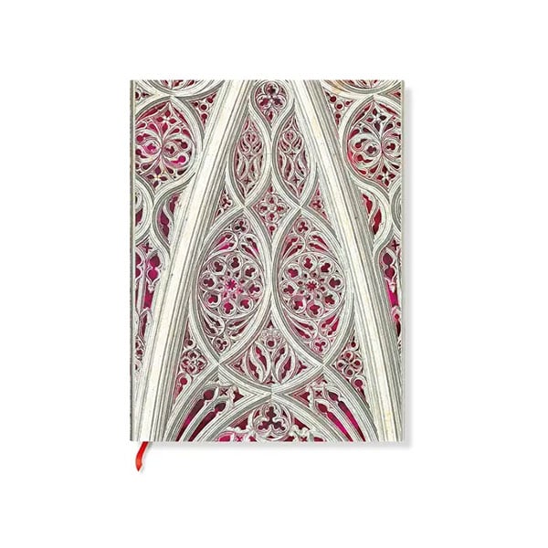Paperblanks Duomo di Milano, Burgundy Notebook, Mini, wide ruled, softcover, 104 sheets