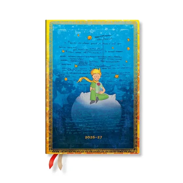 Paperblanks Planner The Little Prince, Midi, horizontal, hardcover, 112 pages, for 2026-2027