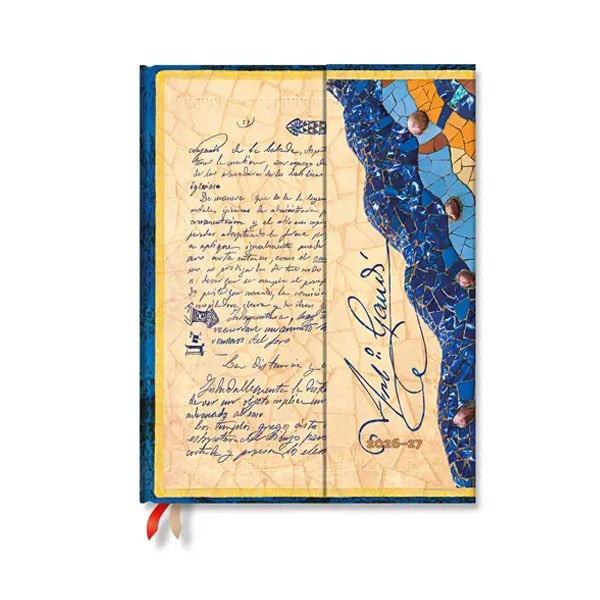 Paperblanks Planner Gaudi, Ultra, vertical, hardcover, 112 pages, for 2026-2027