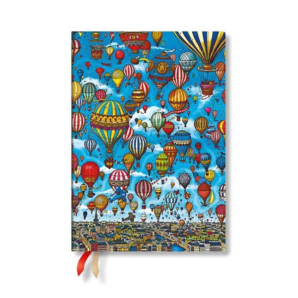 Paperblanks Planner Balloon Festival, Midi, horizontal, softcover, 112 pages, for 2026-2027