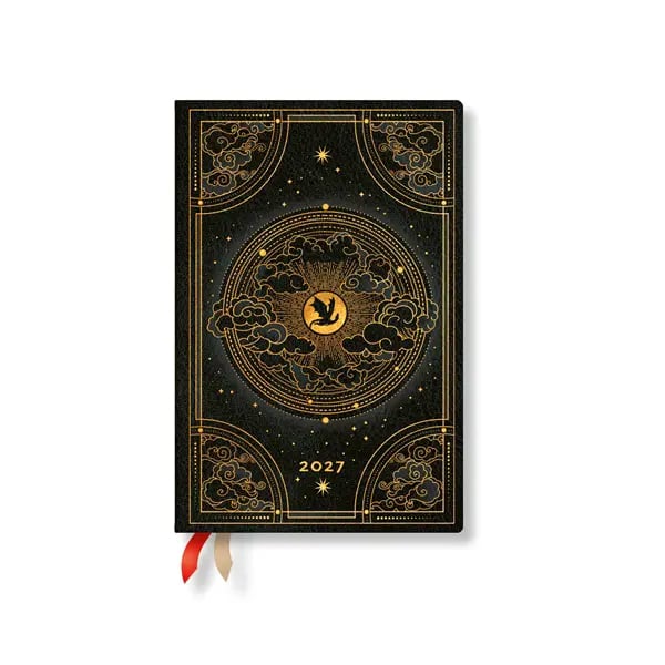Paperblanks Planner Shadows of Navarre, Mini, 1 day per page, hardcover, 216 pages, for 2027