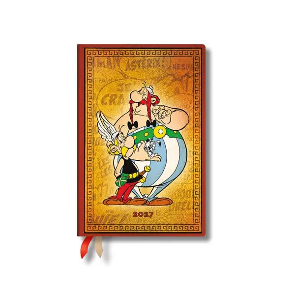 Paperblanks Planner Asterix Obelix, Mini, horizontal, hardcover, 88 pages, for 2027
