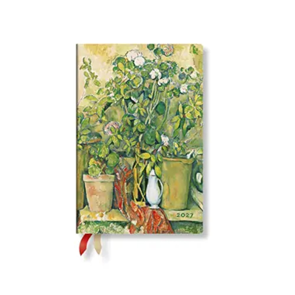 PAPERBLANKS CEZANNE'S TERRACOTTA PLANNER HORIZONTAL MINI SC 88P 2027