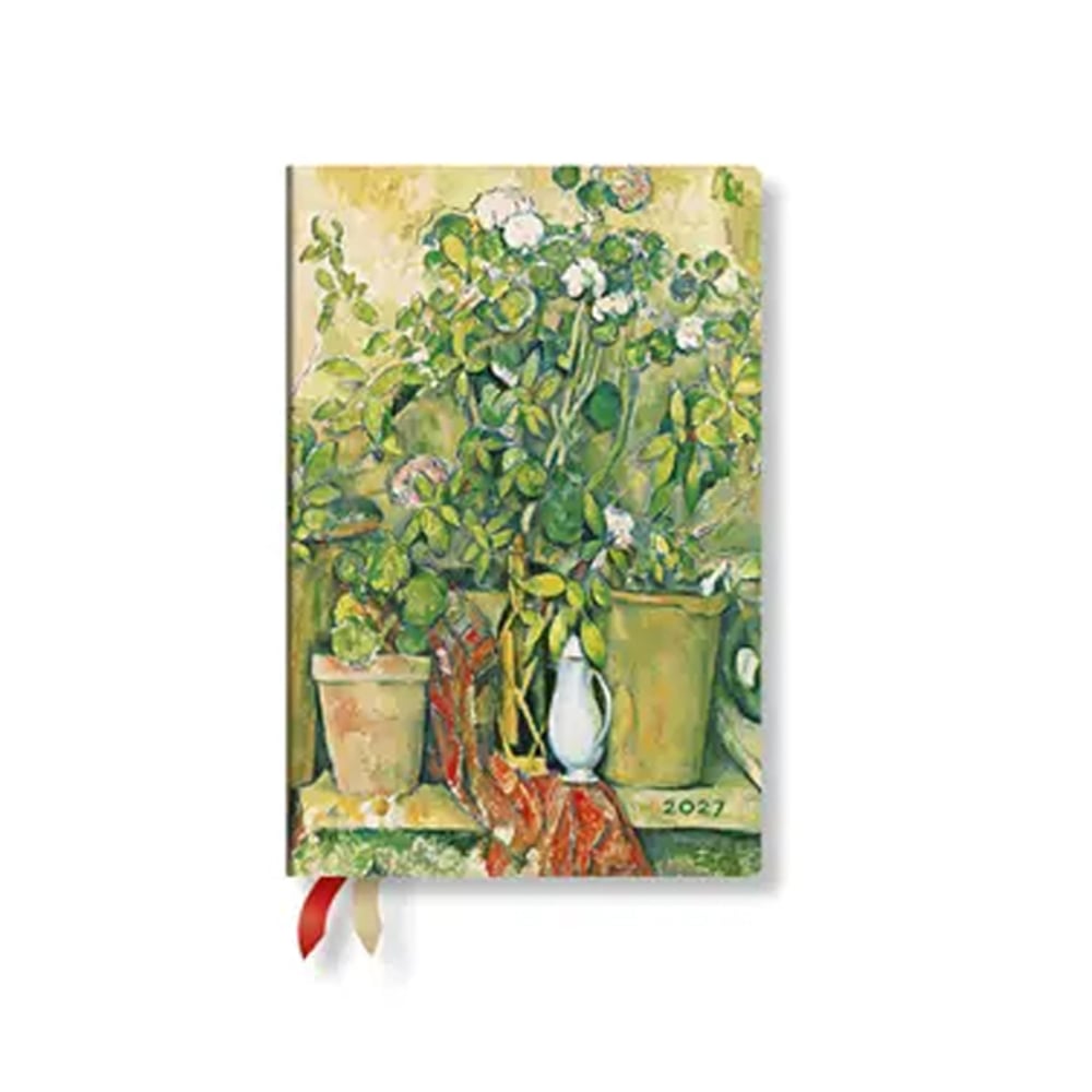 PAPERBLANKS CEZANNE'S TERRACOTTA PLANNER VSO MINI HC 2027