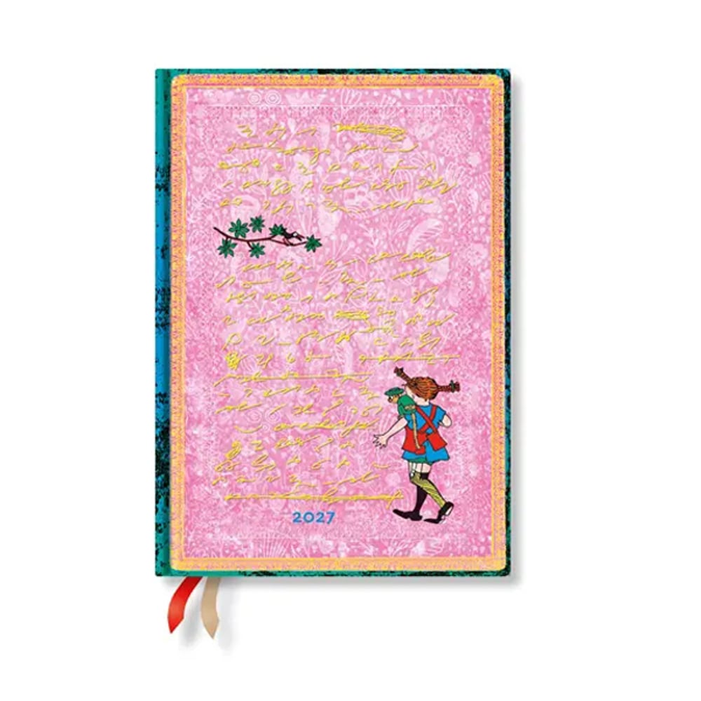 PAPERBLANKS PIPPI LONGSTOCKING PLANNER DAY/PAGE MIDI HC 2027