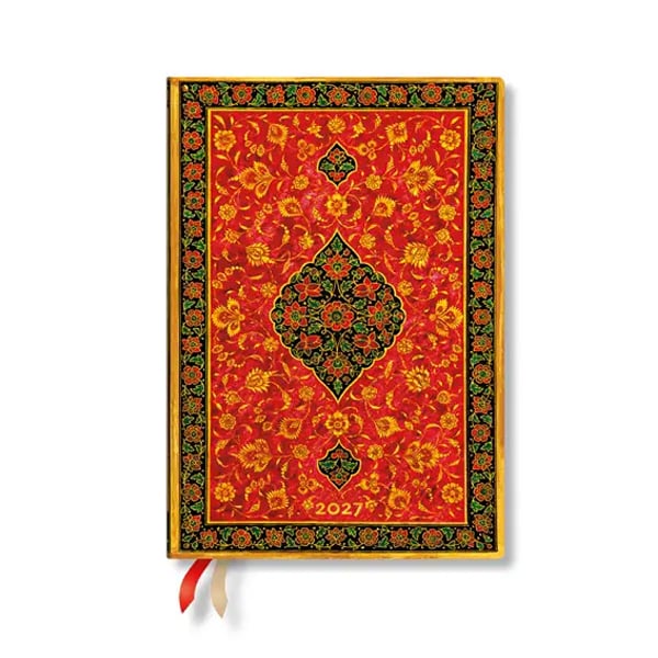Paperblanks Planner Layla, Midi, 1 day per page, hardcover, 216 pages, for 2027