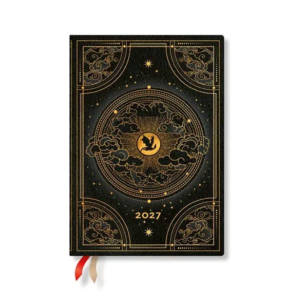 Paperblanks Planner Shadows of Navarre, Midi, 1 day per page, hardcover, 216 pages, for 2027