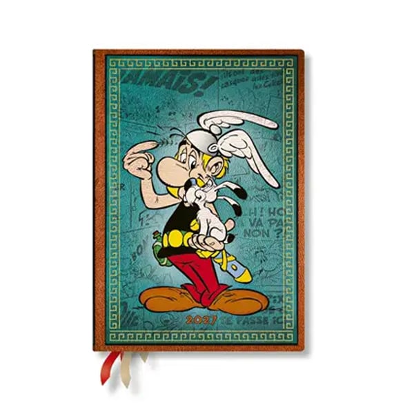 Paperblanks Planner Asterix the Gaul, Midi, horizontal, hardcover, 88 pages, for 2027