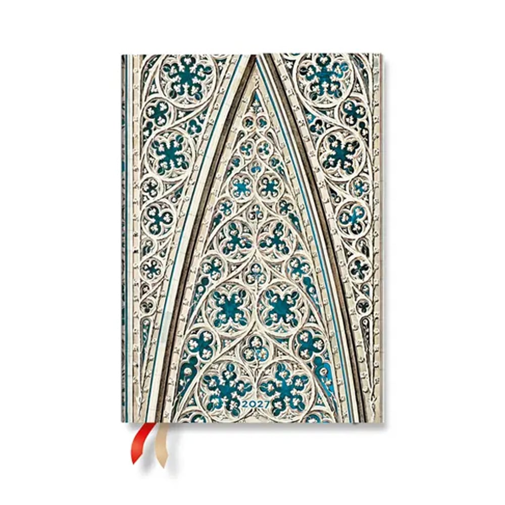 PAPERBLANKS DUOMO DI MILANO PLANNER HORIZONTAL MIDI HC 88P 2027