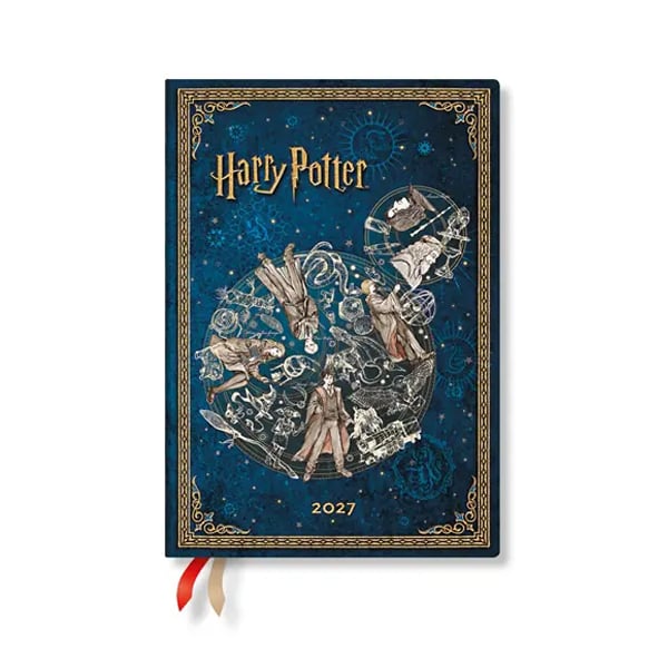 Paperblanks Planner Legends of Hogwarts, Midi, vertical, hardcover, 88 pages, for 2027