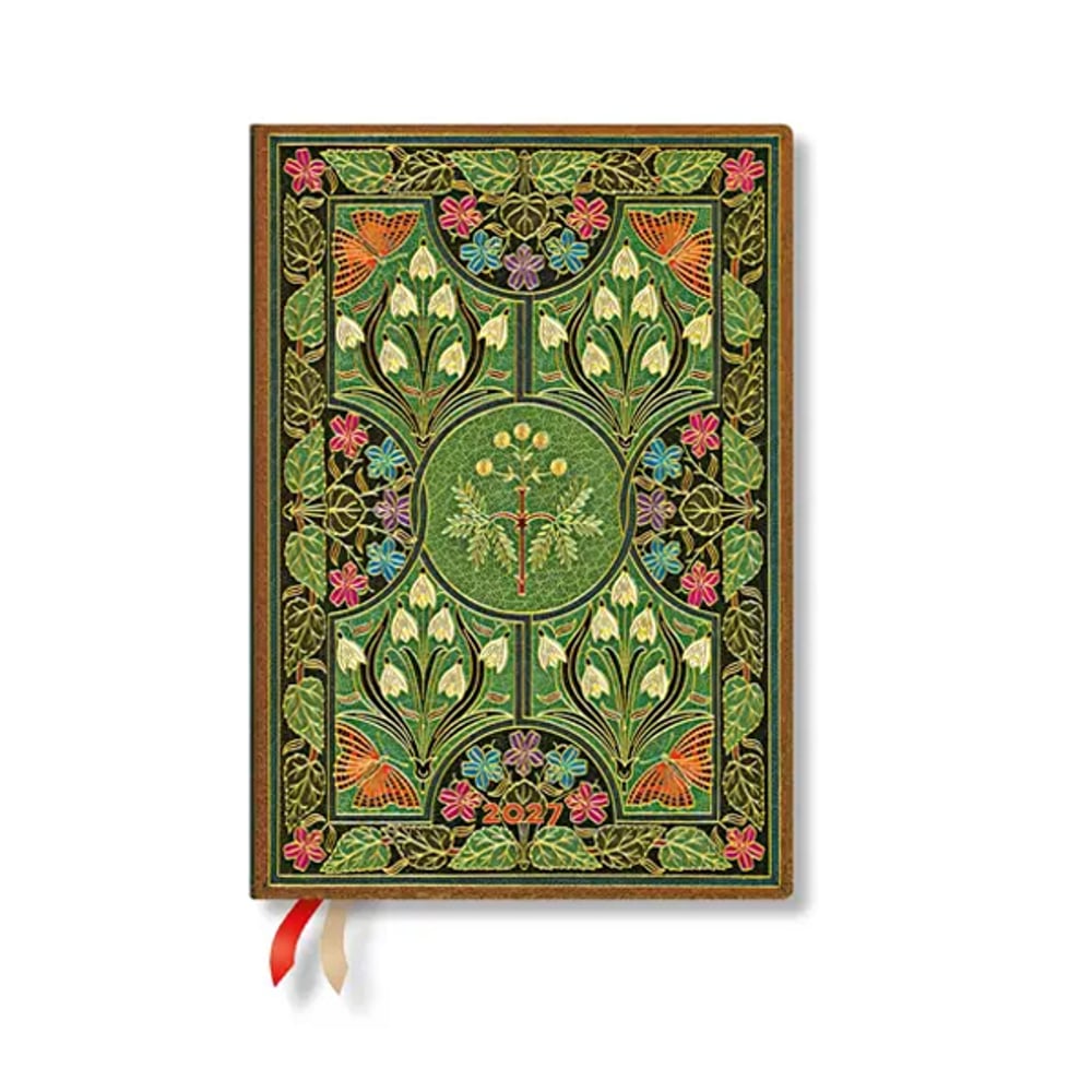 PAPERBLANKS POETRY IN BLOOM PLANNER VERTICAL MIDI HC 88P 2027