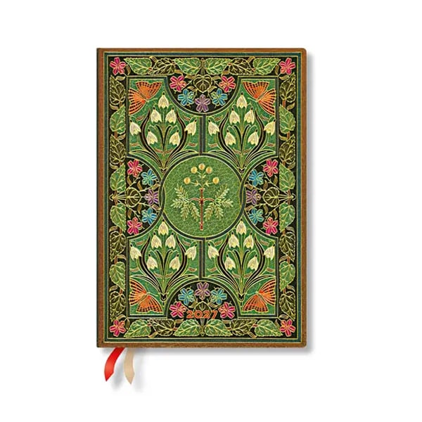Paperblanks Planner Poetry in Bloom, Midi, vertical, hardcover, 88 pages, for 2027