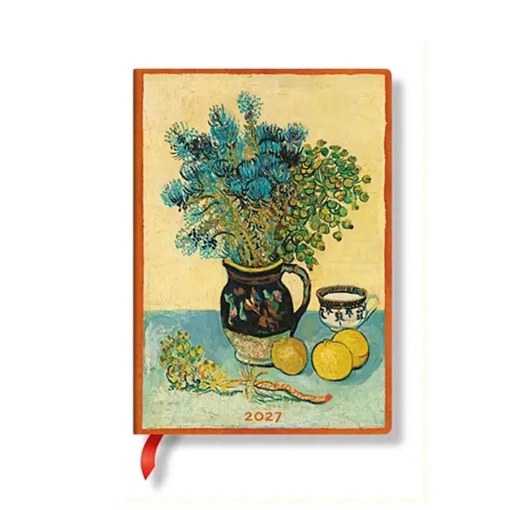 PAPERBLANKS VAN GOGH'S STILL LIFE PLANNER VERTICAL MIDI HC 2027