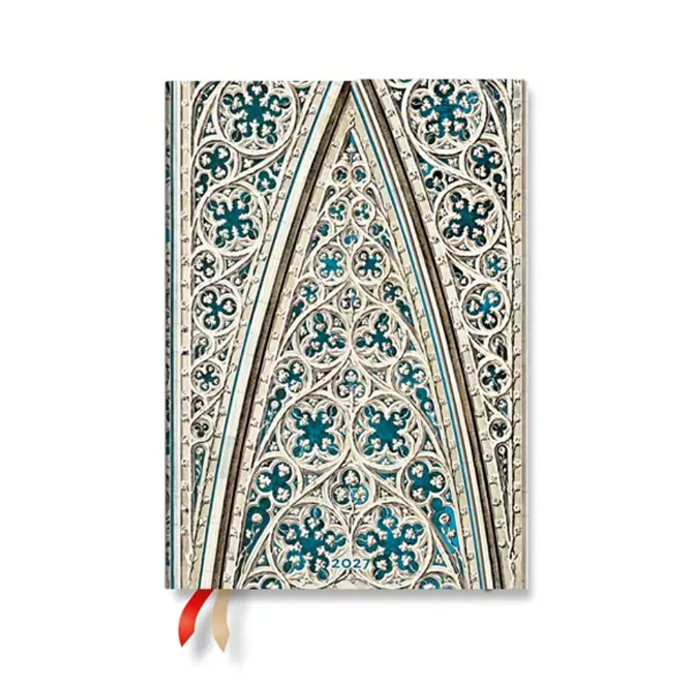 PAPERBLANKS DUOMO DI MILANO PLANNER VERTICAL MIDI HC 88P 2027