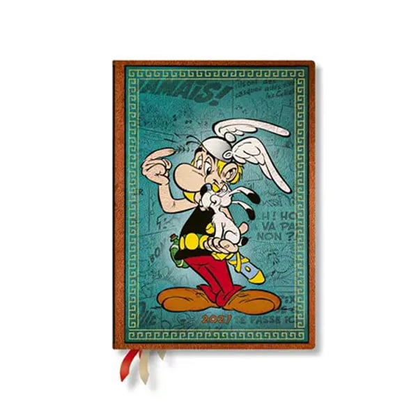 Paperblanks Planner Asterix the Gaul, Midi, Verso, hardcover, 88 pages, for 2027