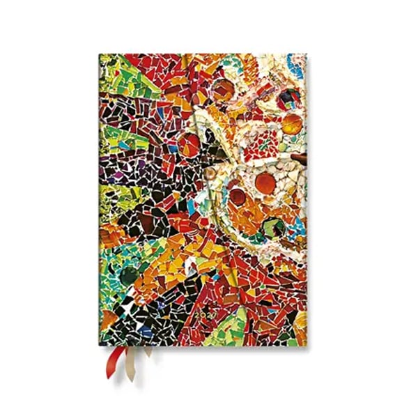 Paperblanks Planner Gaudi's Sun, Midi, Verso, hardcover, 88 pages, for 2027