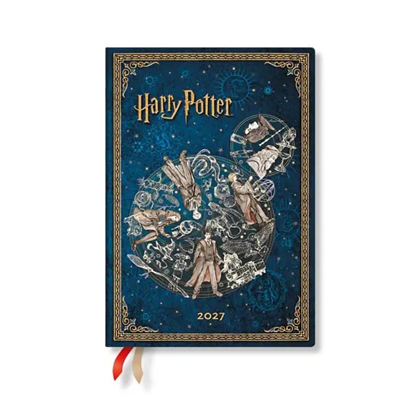 Paperblanks Planner Legends of Hogwarts, Midi, Verso, hardcover, 88 pages, for 2027