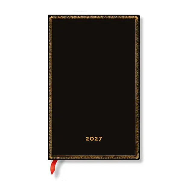 Paperblanks Planner Black Edition, Maxi, vertical, hardcover, 88 pages, for 2027