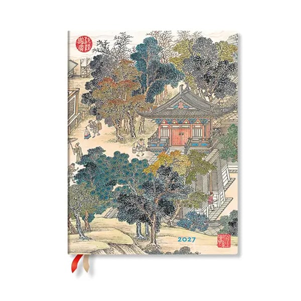 Paperblanks Planner Golden Age of Prosperity, Ultra, 1 day per page, hardcover, 216 pages, for 2027
