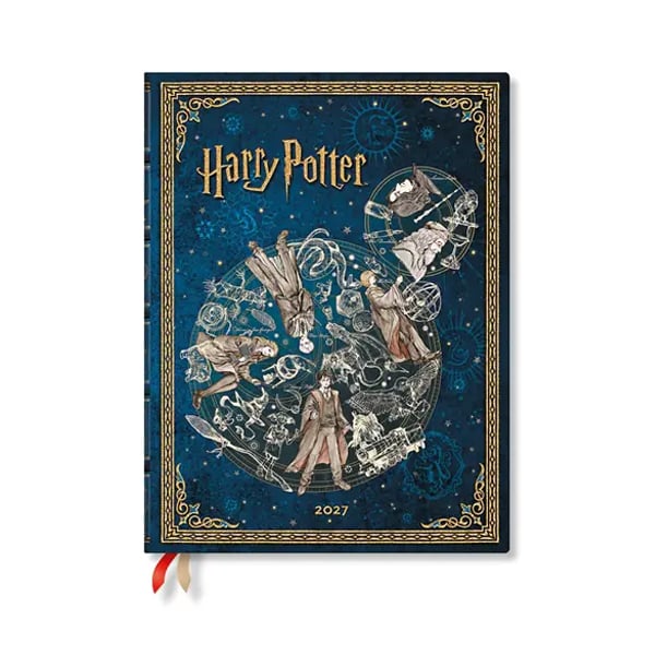 Paperblanks Planner Legends of Hogwarts, Ultra, vertical, hardcover, 88 pages, for 2027