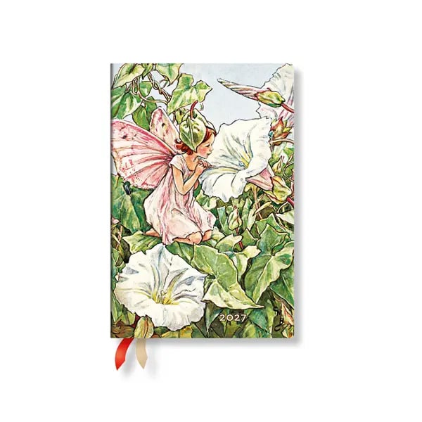 Paperblanks Planner Bindweed Fairy, Mini, horizontal, softcover, 88 pages, for 2027