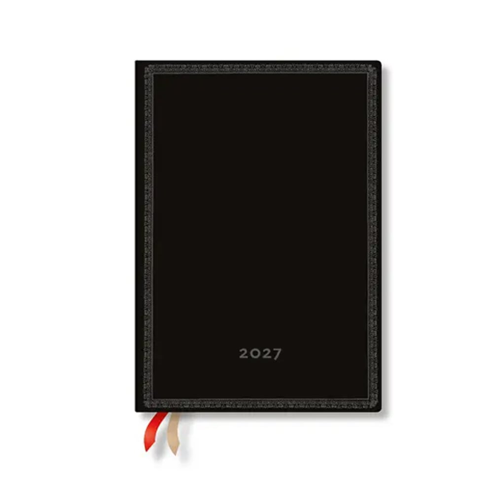PAPERBLANKS BLACK EDITION BOLD PLANNER HORIZONTAL MIDI SC 2027