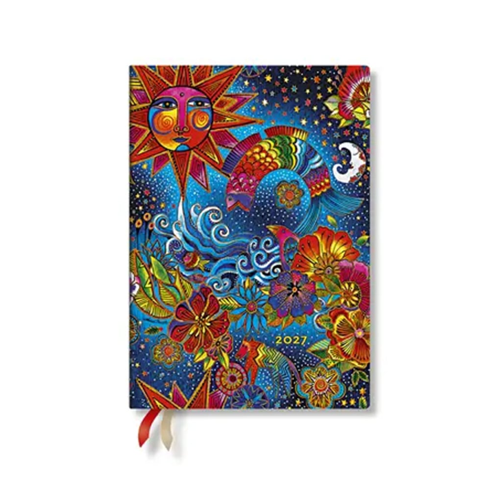 PAPERBLANKS CELESTIAL MAGIC PLANNER HORIZONTAL MIDI SC 2027