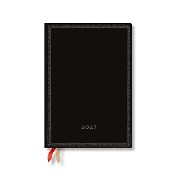 Paperblanks Planner Black Edition Bold, Midi, vertical, softcover, 88 pages, for 2027