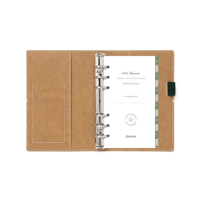 Filofax Organizer Eco Personal, Dark Walnut