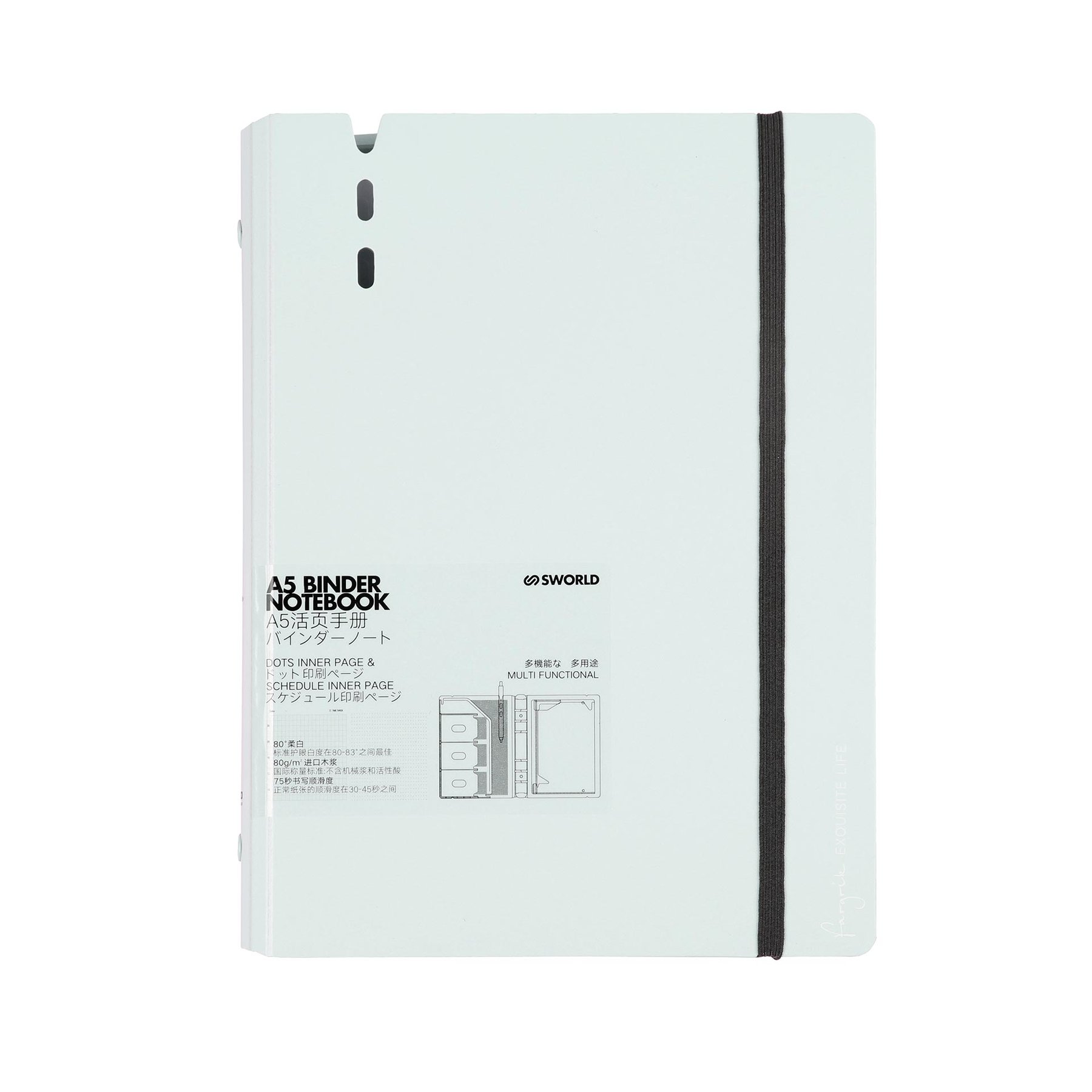 Sworld Organizer Fargrik, A5, gray