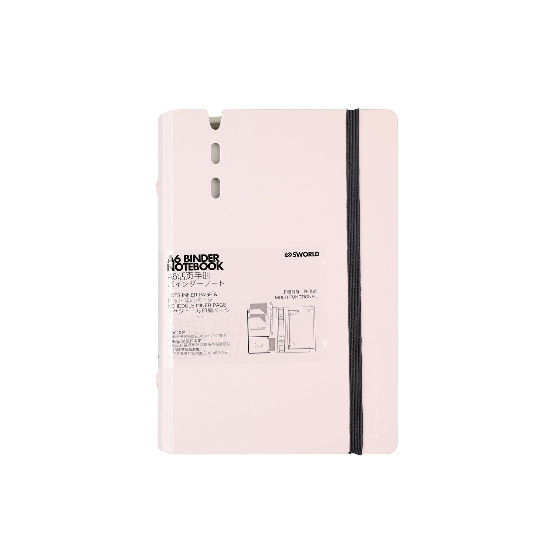 Sworld Organiser Fargrik, A6, beige