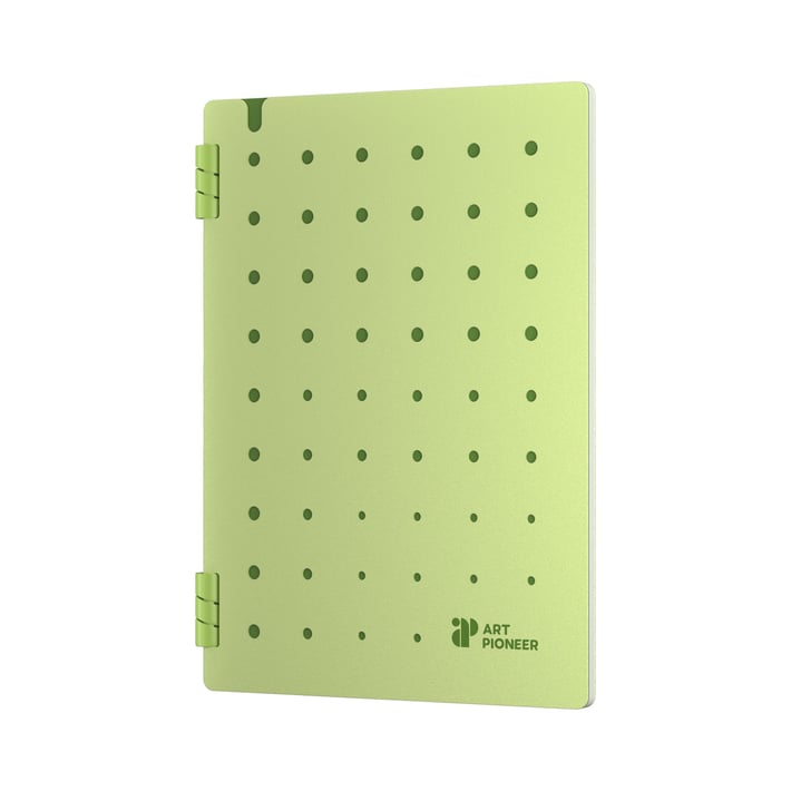Art Pioneer Органайзер Soft Spiral, A5, със спирала, 50 листа, зелен