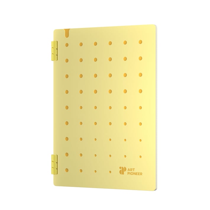 Art Pioneer Органайзер Soft Spiral, A5, със спирала, 50 листа, жълт