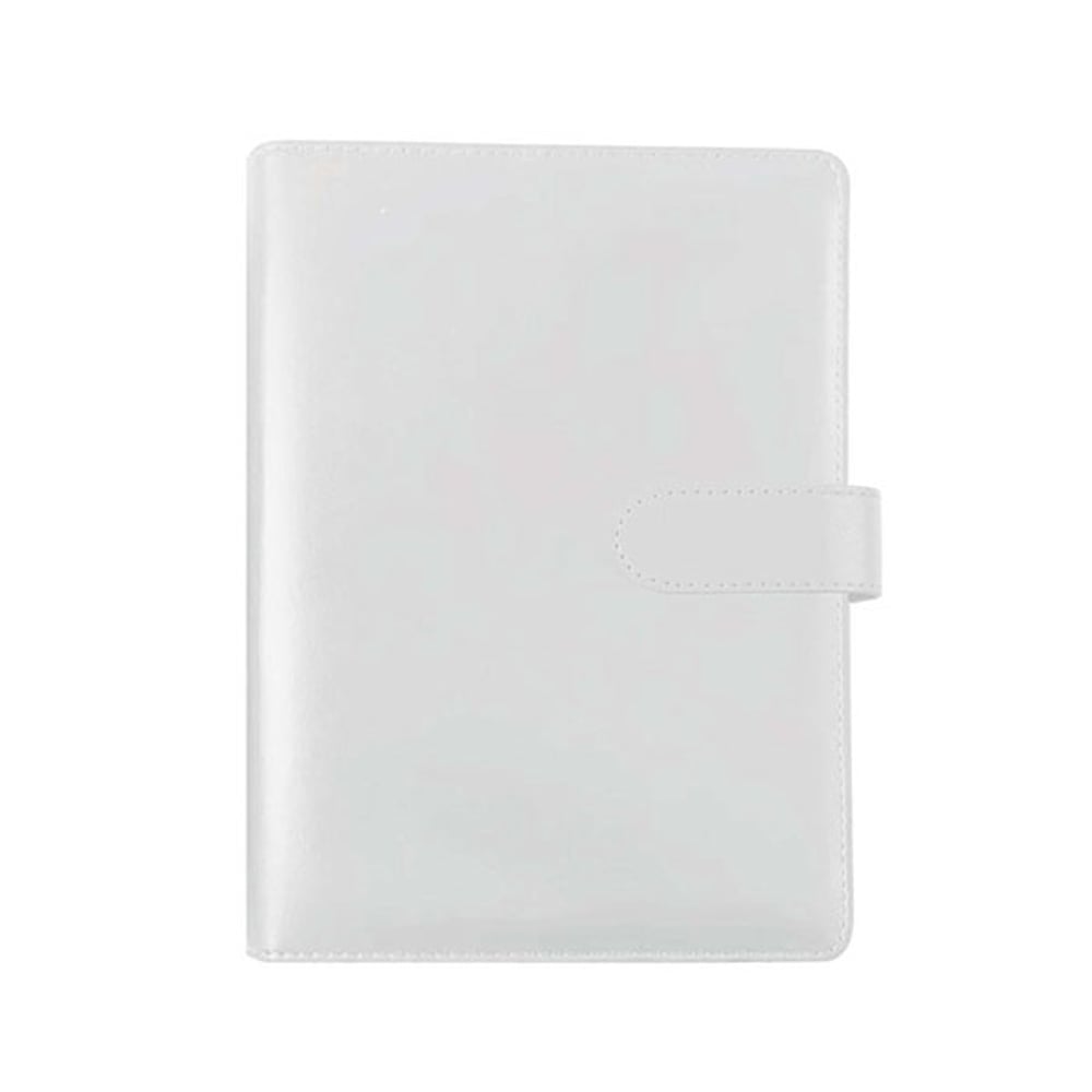 OFFICE 1 ORGANIZER LEATHER A5 RINGS IN BOX WHITE