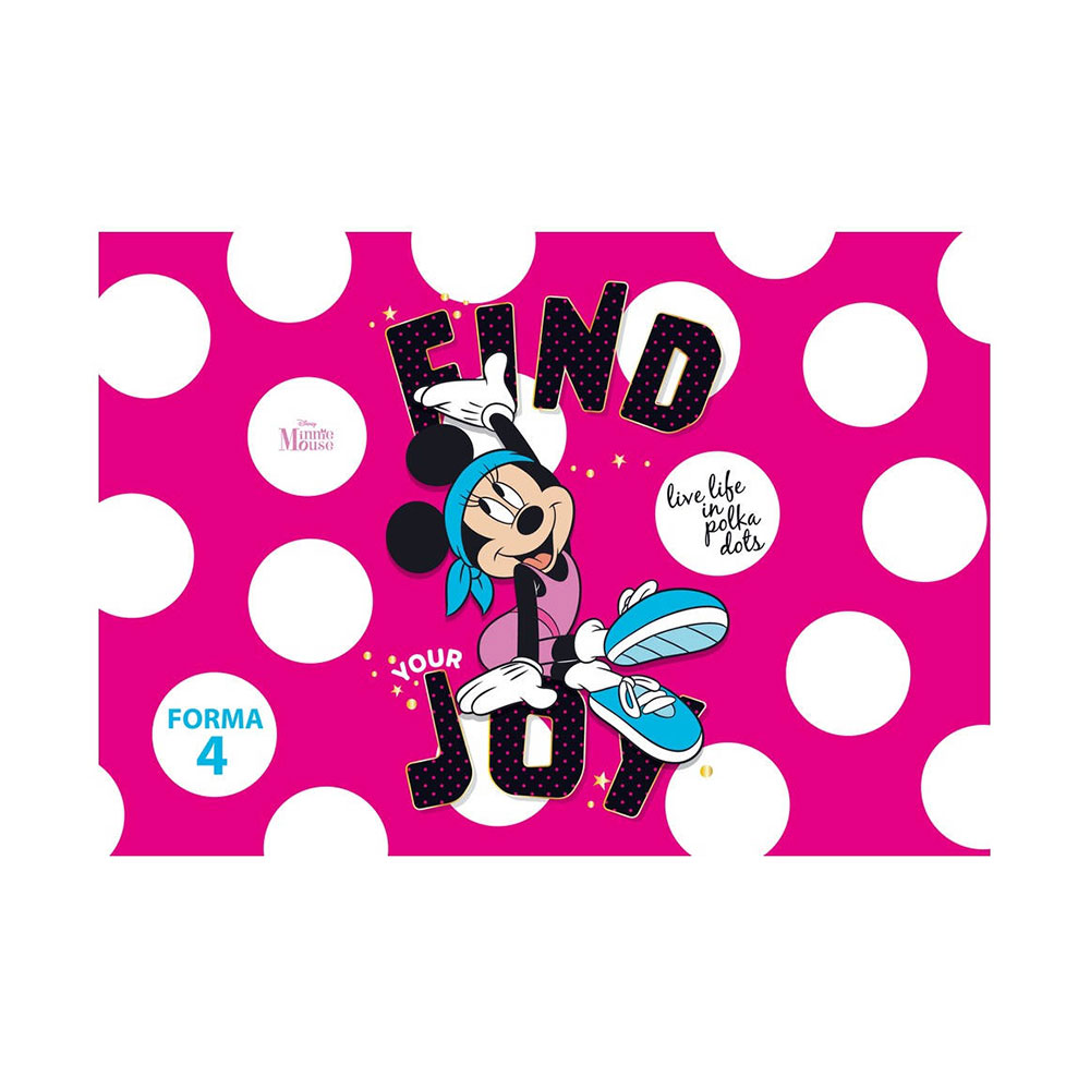 Скицник Best Buy, Minnie Mouse, N4, 10 листа, асорти
