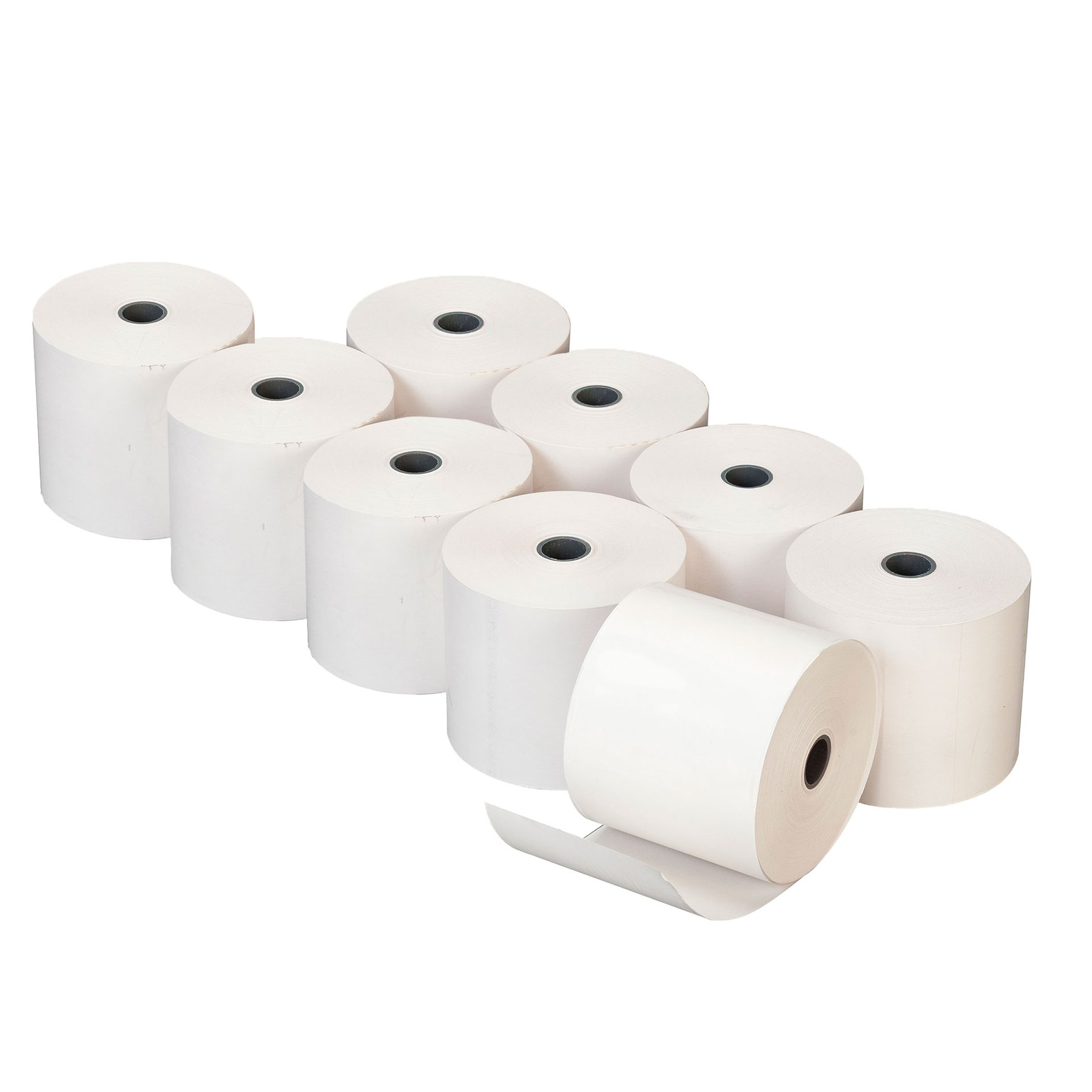 Cash register roll, thermal, width 79 mm, length 80 m, 9 pieces