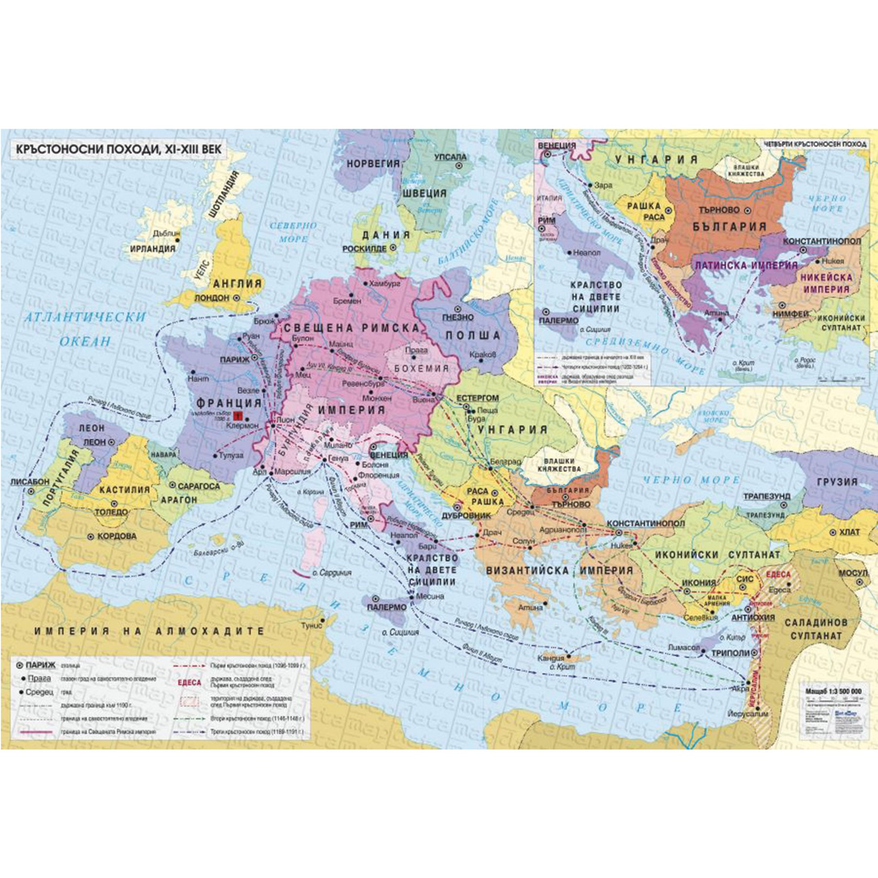 Map The Crusades
