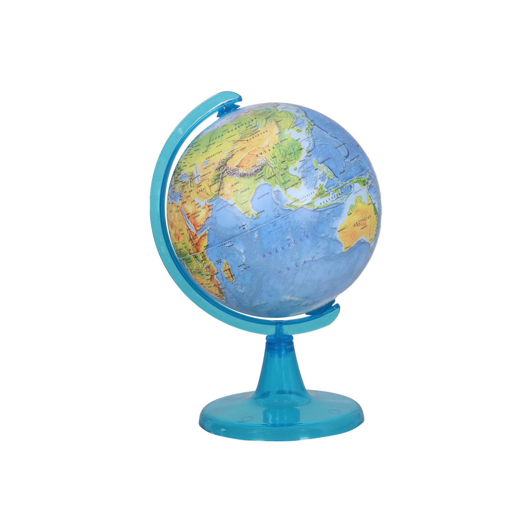 Globe, physical, diameter 15 cm