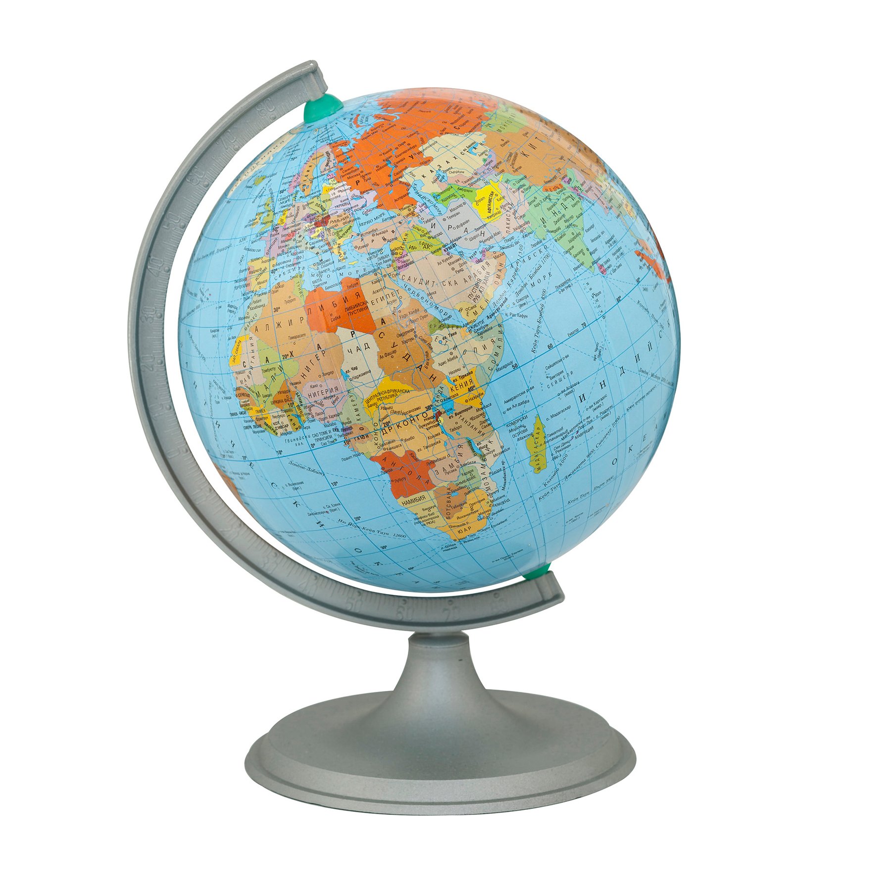 Globe, political, diameter 16 cm