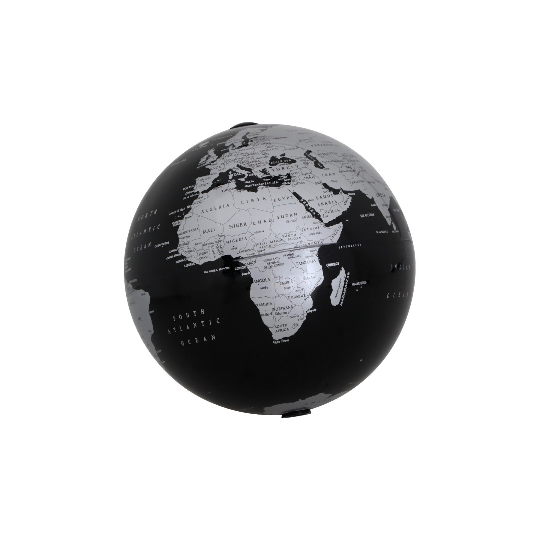 Globe, political, rotating, diameter 15 cm