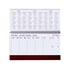 Desk planner Etna, 29 x 13 cm, 62 pages, black