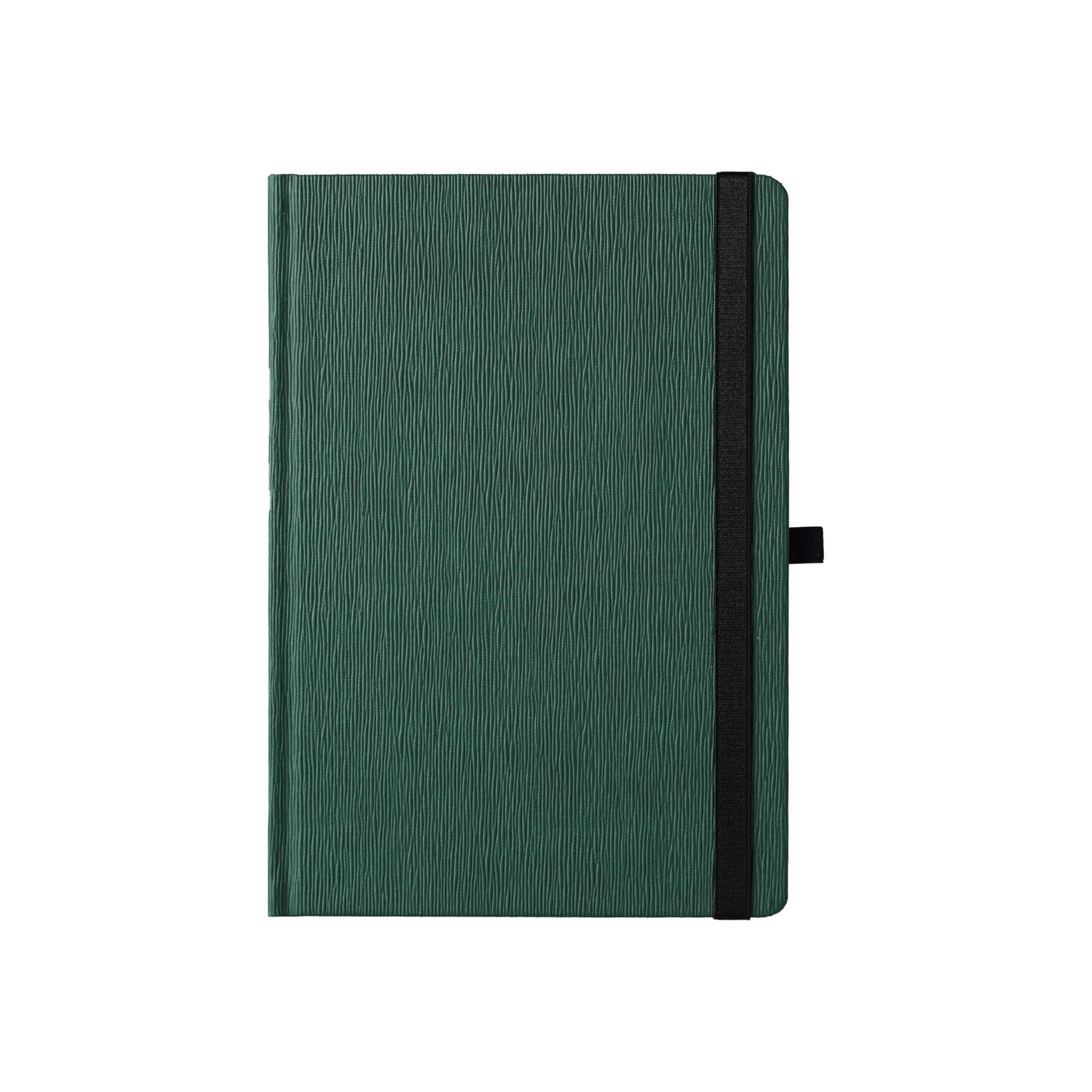 Planner Praktik, A5, dated, with elastic, 192 pages, green