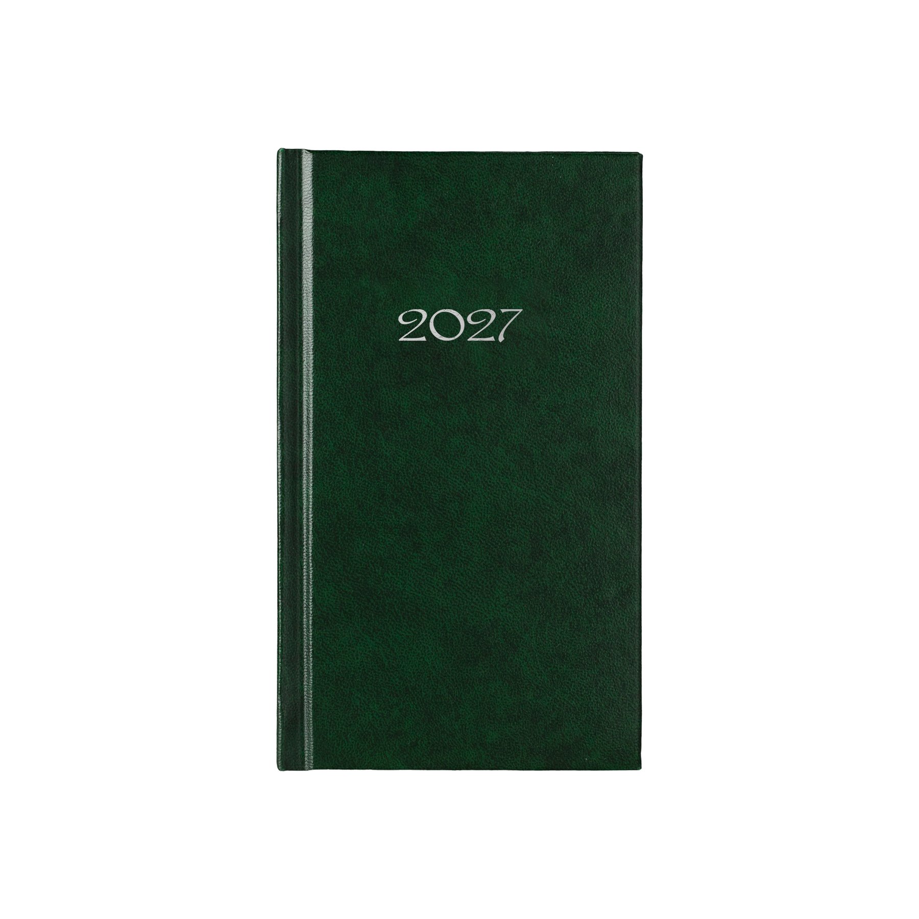 Slim planner, weekly, 9 x 16 cm, green