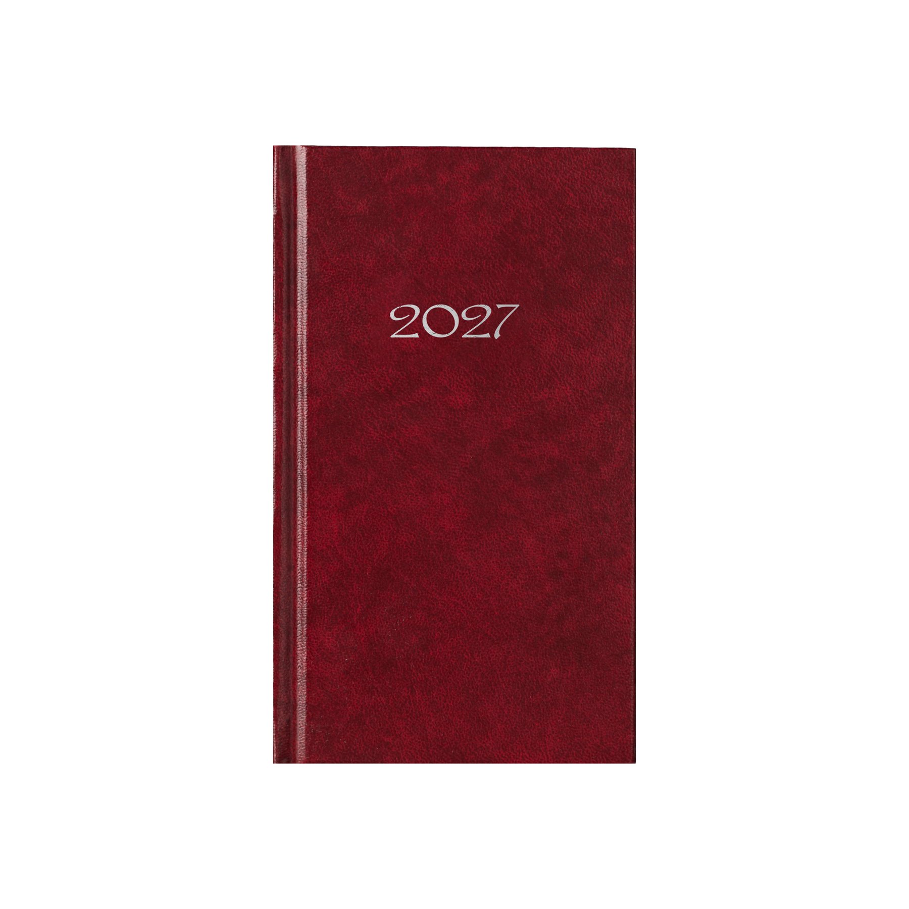 Planner Slim, weekly, 9 x 16 cm, burgundy