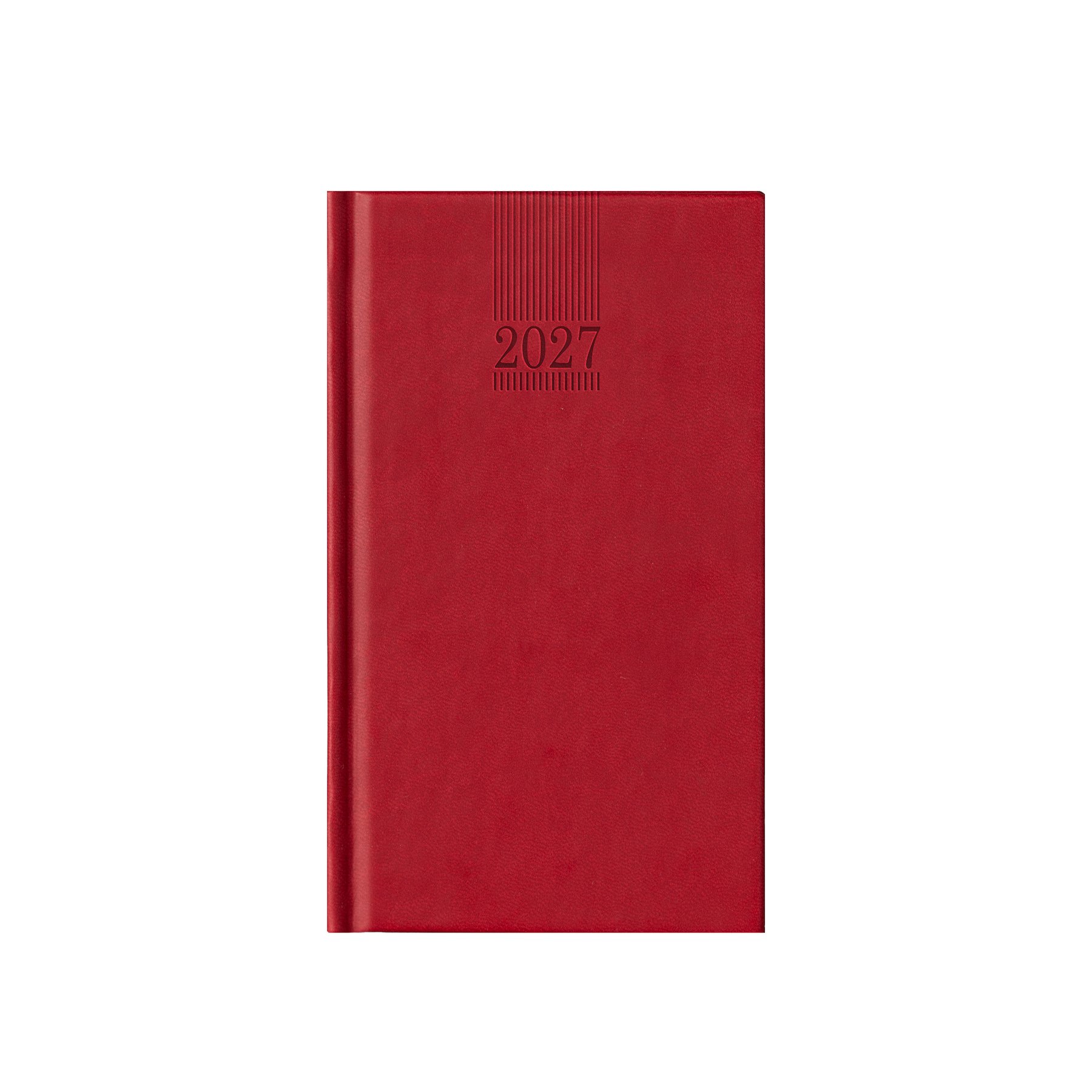 Planner-Notebook Polo, weekly, 9 x 16 cm, red