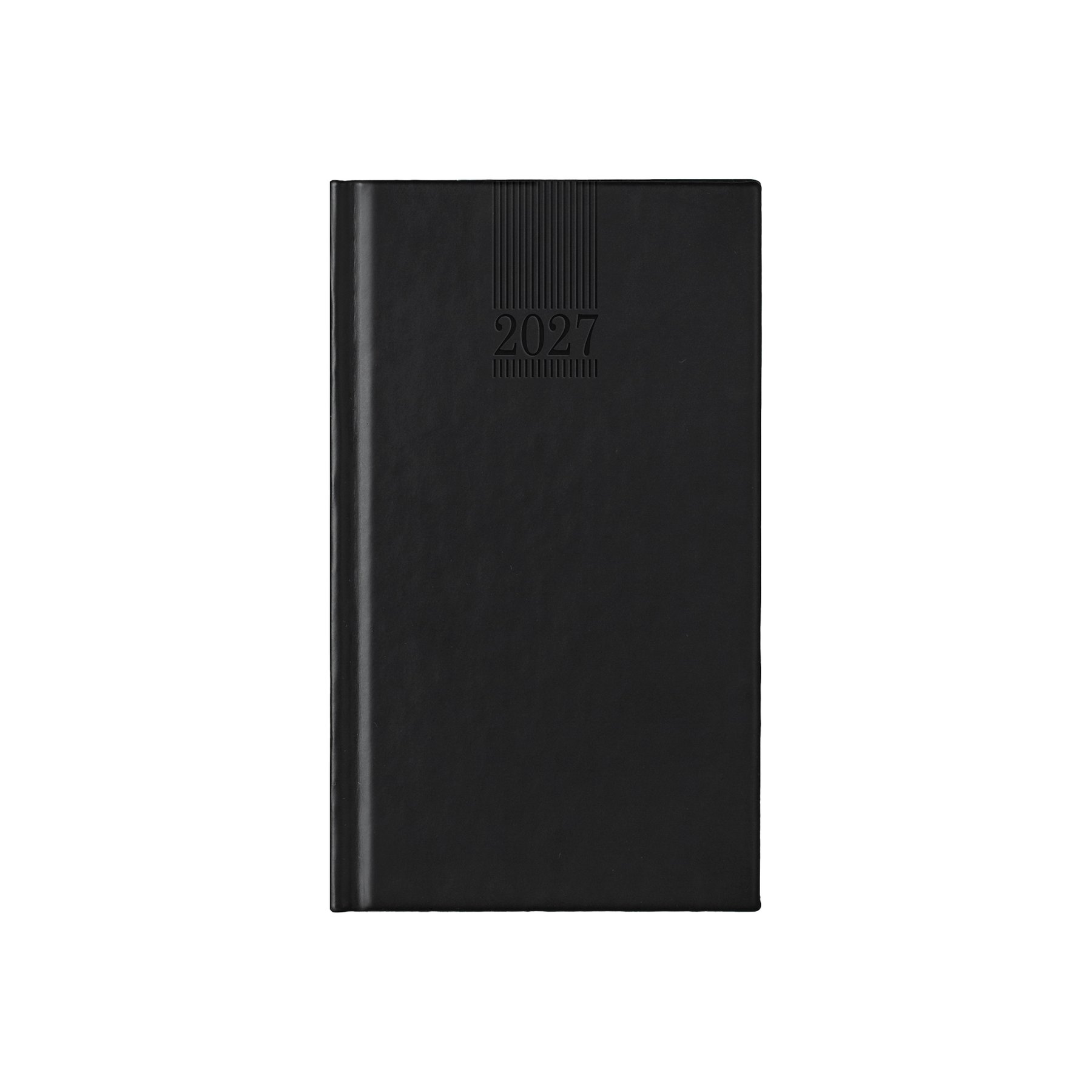 Planner Polo, weekly, 9 x 16 cm, black