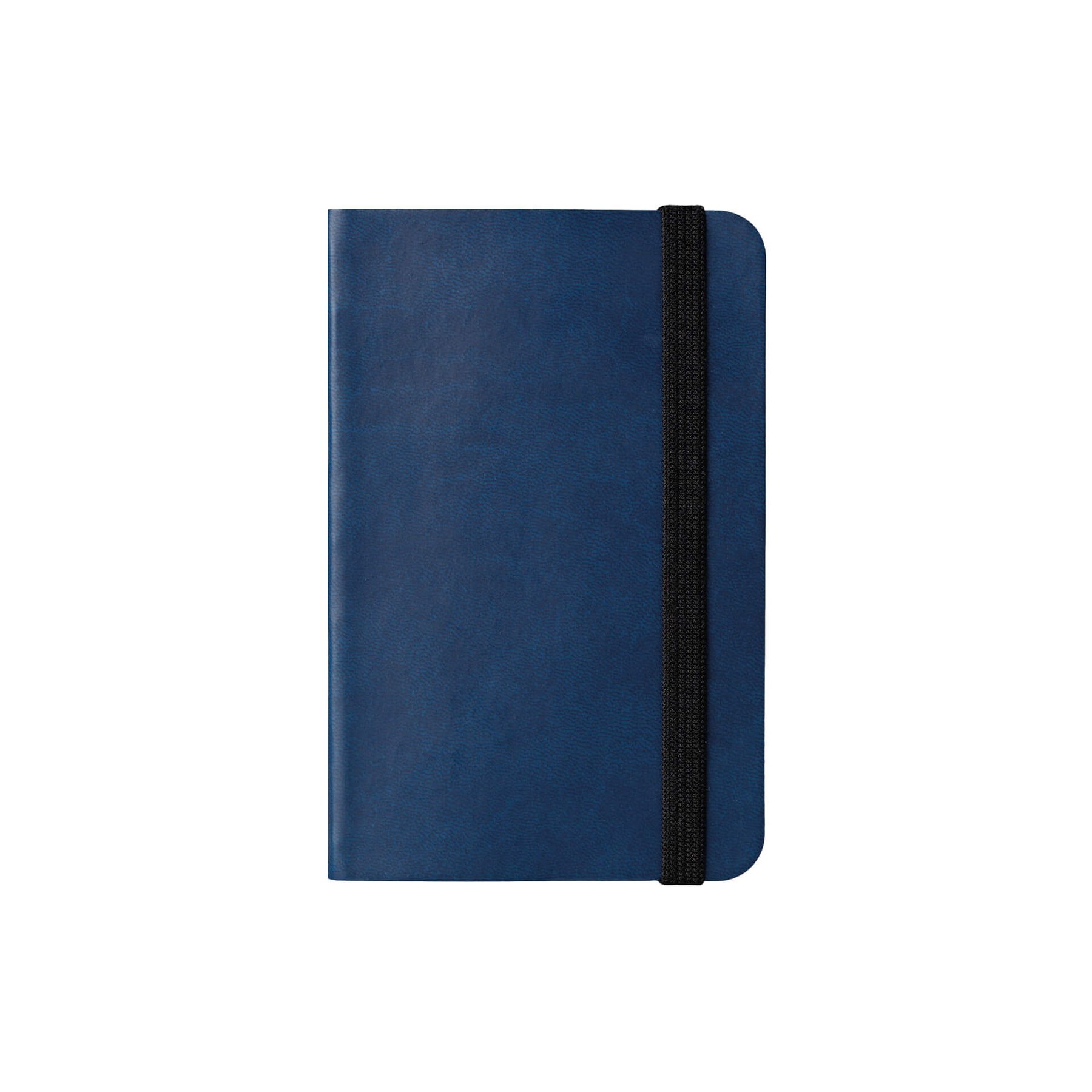 Notebook Piccolo, with elastic, 9 x 14 cm, 80 sheets, blue