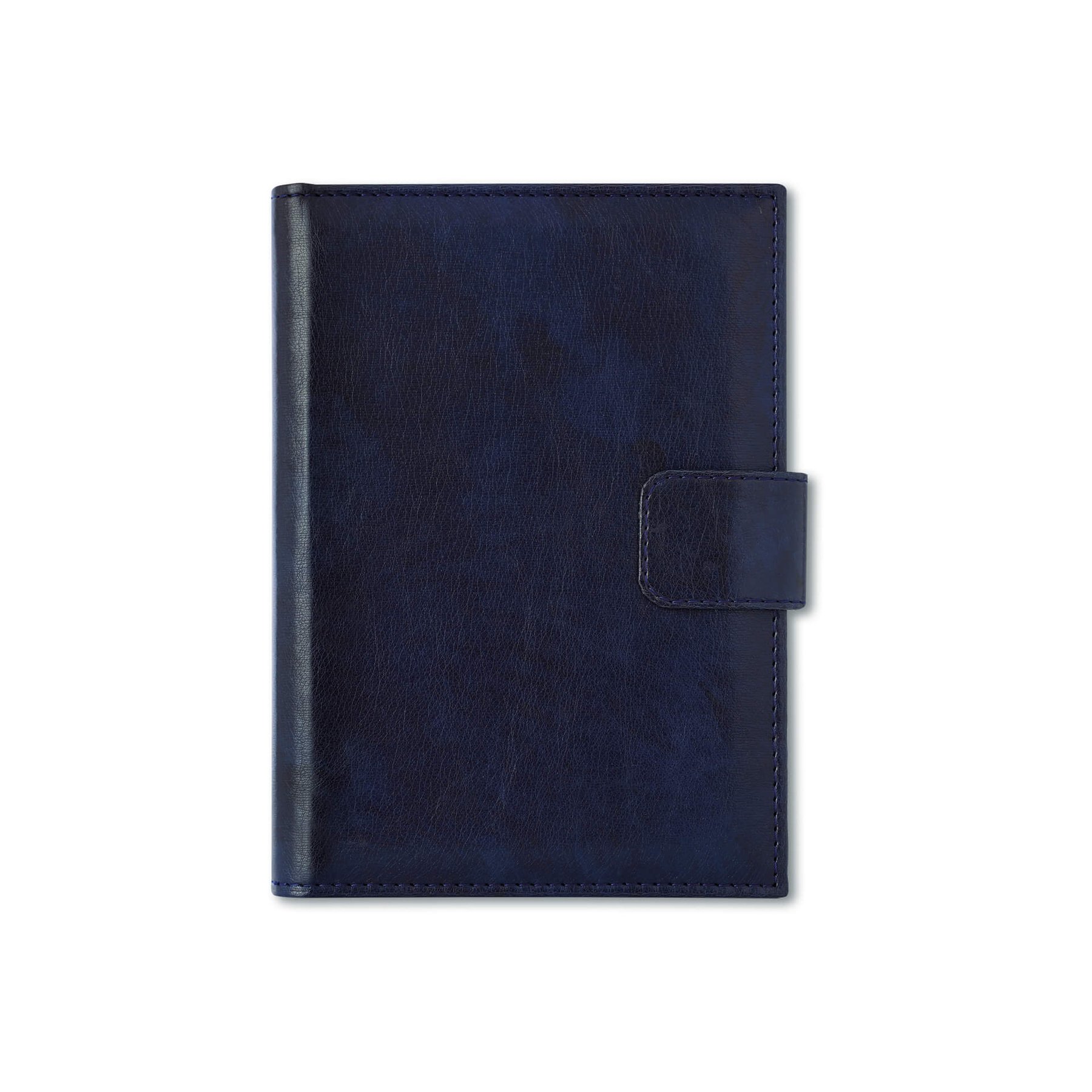 Planner Niagara, with dates, A5, leather cover, blue