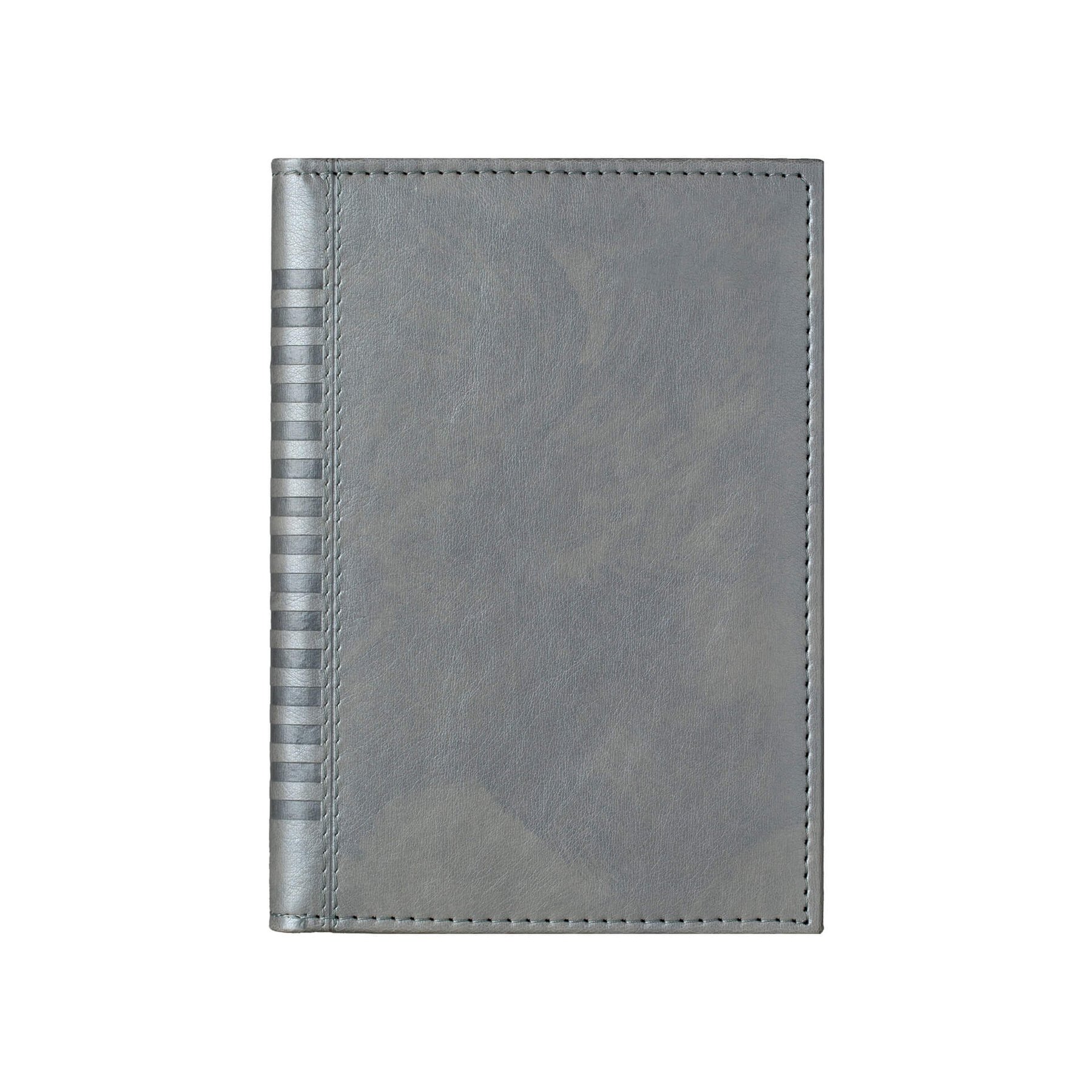 Planner Madera, dated, A5, leather cover, silver color