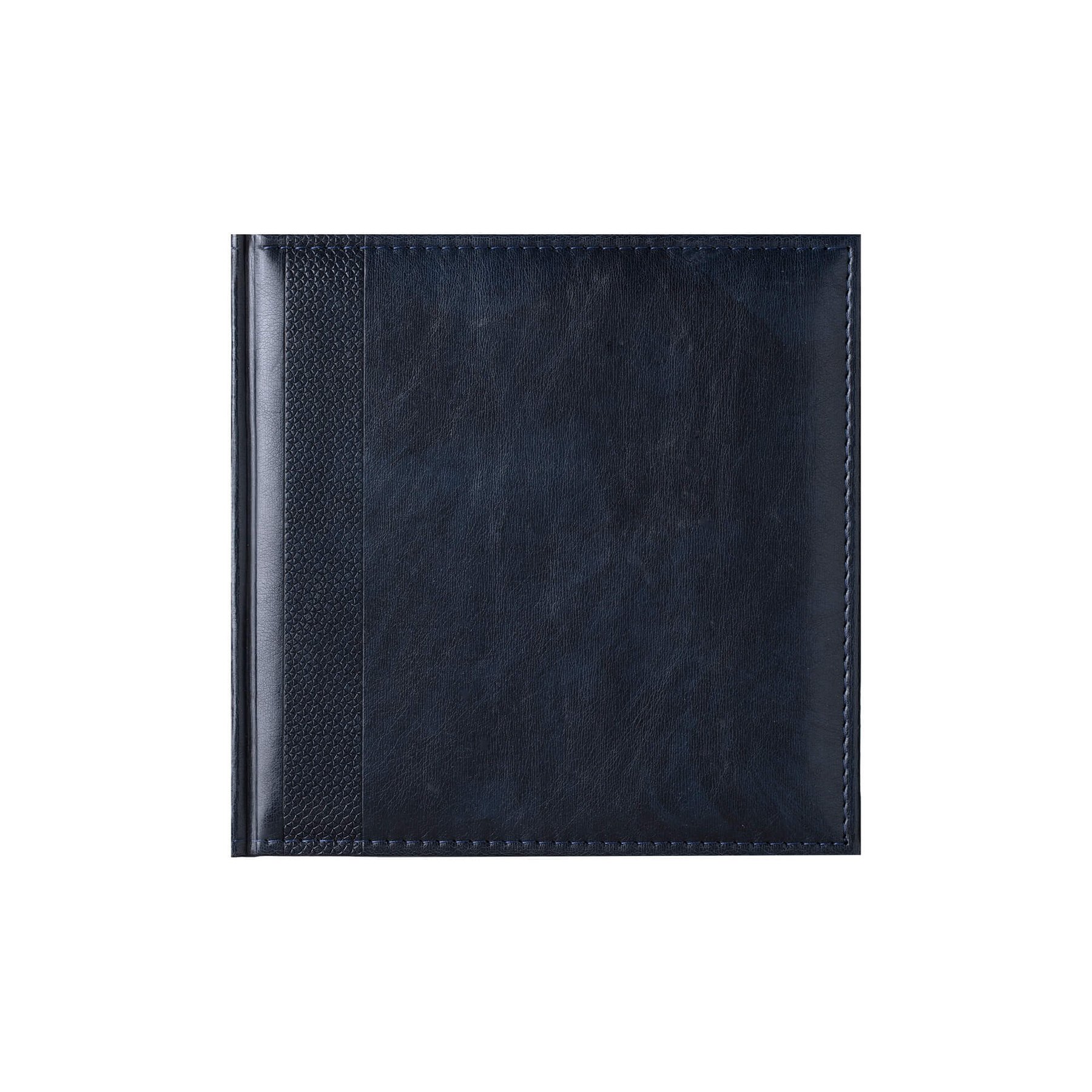 Planner K2, undated, 20 x 20 cm, leather cover, blue